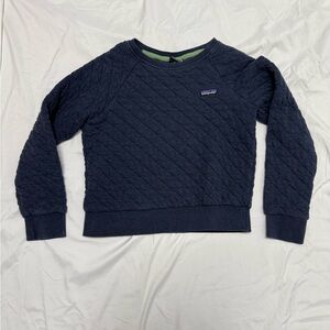 Patagonia Dark Blue Quilted Pullover